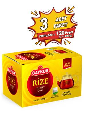 Rize Turist Demlik Süzen Poşet 5gr 40 Adet Üçlü Paket