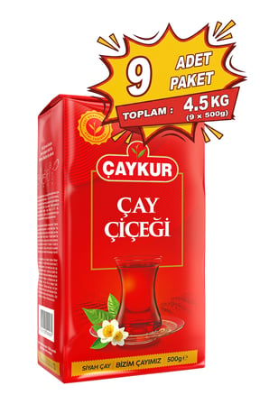 Çay Çiçeği Dökme Çay 500 gr. Dokuzlu Paket