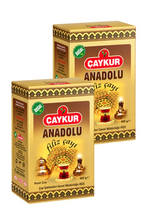 Anadolu Filiz Çayı Hediyelik 400gr. (Karton Kutu) İkili Paket