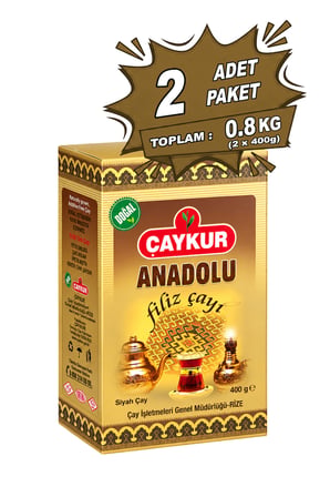 Anadolu Filiz Çayı Hediyelik 400gr. (Karton Kutu) İkili Paket