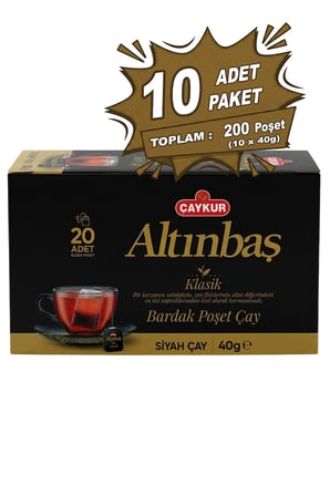 Altınbaş Çayı Süzen Poşet Çay (Sade) 2gr 20 Adet Onlu Paket