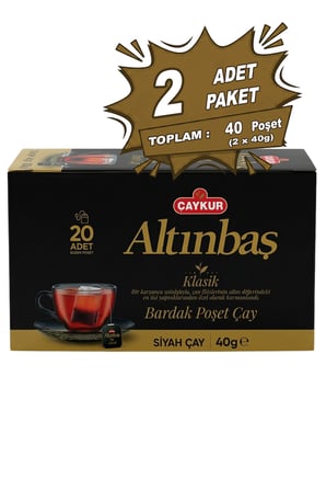 Altınbaş Çayı Süzen Poşet Çay (Sade) 2gr 20 Adet İkili Paket