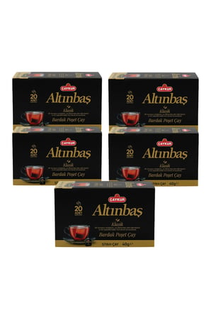 Altınbaş Çayı Süzen Poşet Çay (Sade) 2gr 20 Adet Beşli Paket