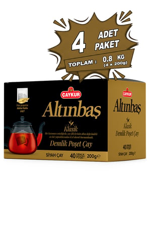 Altınbaş Demlik Poşet Çayı 5gr 40 Adet Dörtlü Paket