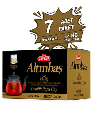 Altınbaş Demlik Poşet Çayı 5gr 40 Adet Yedili Paket