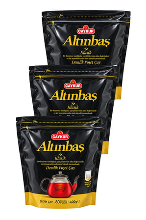 Altınbaş Demlik Poşet Çayı 5gr 80 Adet Üçlü Paket