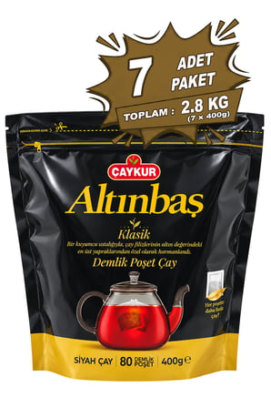 Altınbaş Demlik Poşet Çayı 5gr 80 Adet Yedili Paket