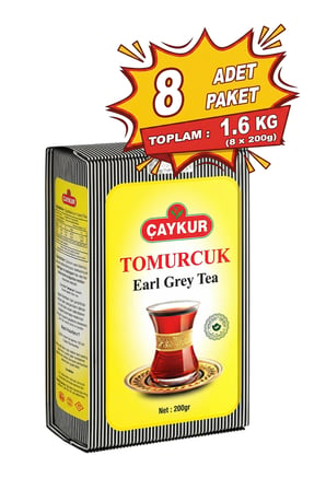 Tomurcuk Kokulu Çay Poşet Ambalaj 200 gr. Sekizli Paket