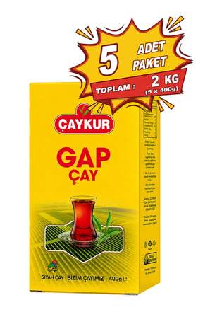 GAP Çayı 400 gr. Beşli Paket