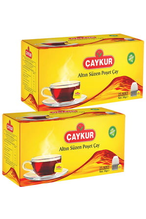 Altın Süzen Poşet Çay 2gr 25 Adet İkili Paket
