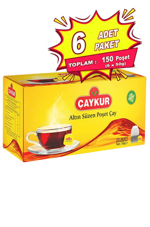 Altın Süzen Poşet Çay 2gr 25 Adet Altılı Paket