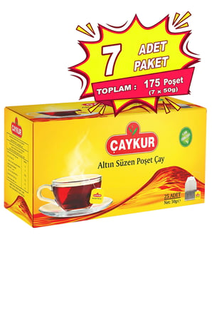 Altın Süzen Poşet Çay 2gr 25 Adet Yedili Paket
