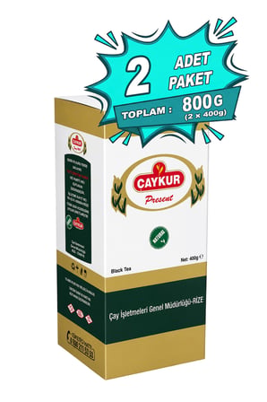 Hediyelik Dökme Siyah Çay 400 gr. İkili Paket
