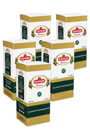 Hediyelik Dökme Siyah Çay 400 gr. Beşli Paket