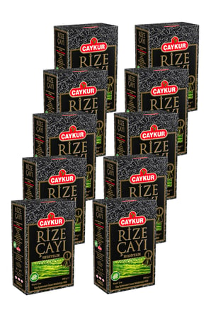 Rize Çayı Hediyelik 500gr (Karton Kutu) Onlu Paket