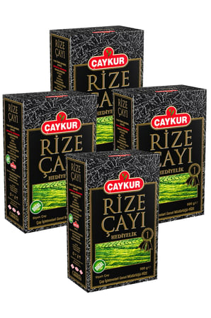 Rize Çayı Hediyelik 500gr (Karton Kutu) Dörtlü Paket