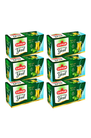 Herdem Yeşil Çay Süzen Poşet Naneli 1,6gr 25 Adet Altılı Paket
