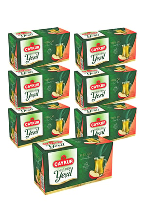 Herdem Yeşil Çay Süzen Poşet Elmalı 1,6gr 25 Adet Yedili Paket
