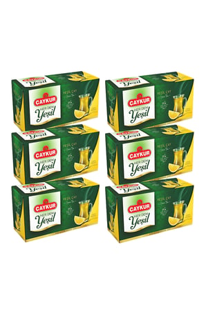 Herdem Yeşil Çay Süzen Poşet Limonlu 1,6gr 25 Adet Altılı Paket
