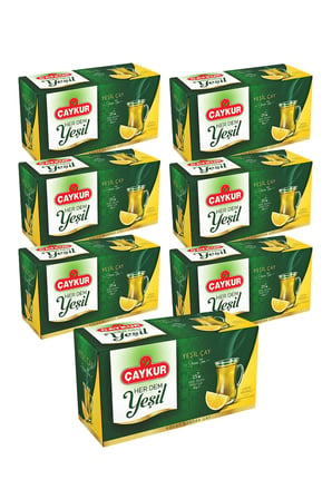 Herdem Yeşil Çay Süzen Poşet Limonlu 1,6gr 25 Adet Yedili Paket
