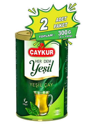 Herdem Yaprak Yeşil Dökme Çay 150 gr. İkili Paket