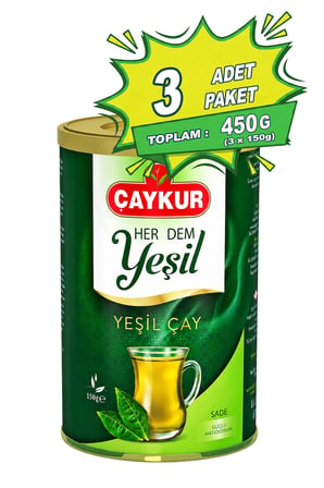Herdem Yaprak Yeşil Dökme Çay 150 gr. Üçlü Paket