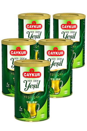 Herdem Yaprak Yeşil Dökme Çay 150 gr. Beşli Paket