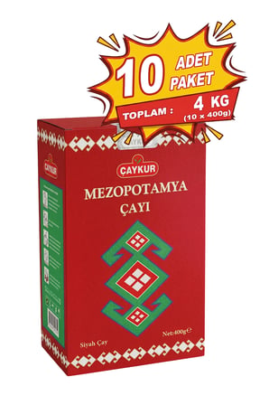Mezopotamya Çayı 400 gr. (Karton Kutu) Onlu Paket