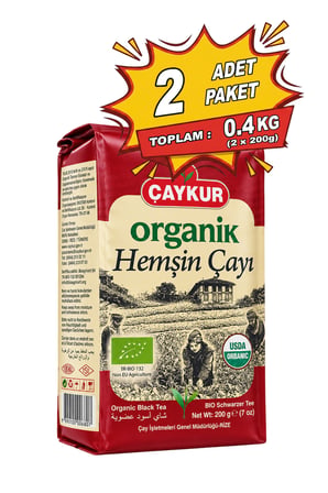 Organik Hemşin Çayı 200 gr. İkili Paket