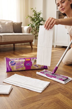 Mop Uyumlu Yer 25’li Temizlik Havlusu 4XL İki Paket