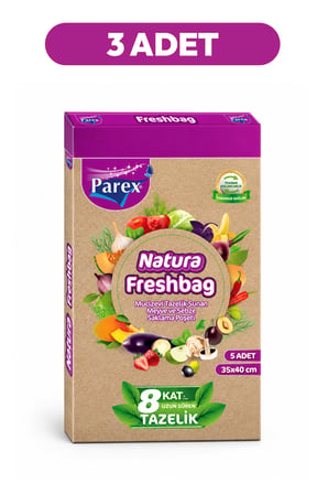 Natura Freshbag Tazeliği Koruyan Poşet Üç Paket