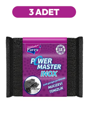 Power Master Inox Sünger Üç Adet