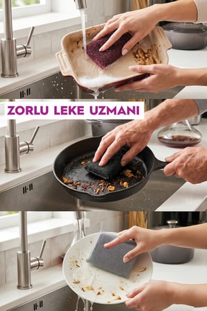 Power Master Inox Sünger Üç Adet