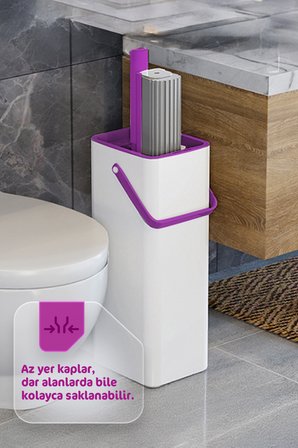 Aqua Mop Temizlik Seti + 2 Adet Yedek Mop Avantaj Paketi