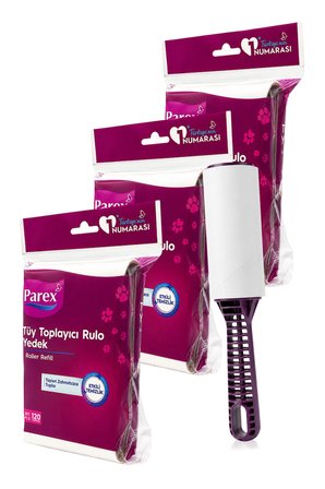 Eko Tüy Toplayıcı Seti Sap ve 12'li Yedek Rulo (12x30 Yaprak)