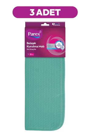 Bulaşık Matı Yeşil Üçlü Paket