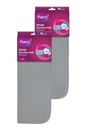 Bulaşık Matı Gri İkili Paket