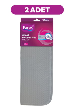 Bulaşık Matı Gri İkili Paket