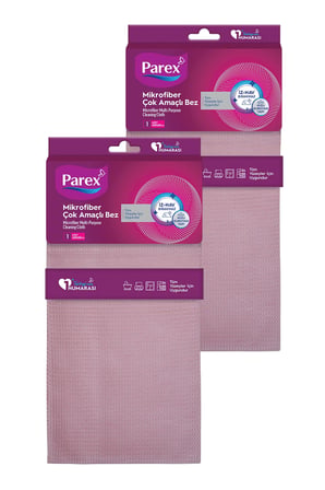 Mikrofiber Çok Amaçlı Bez Pembe İkili Paket