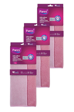Mikrofiber Yağ-Kir Sökücü Bez Üçlü Paket