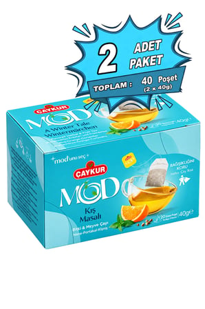 MOD Kış Masalı Bardak Poşet Çay 2x20 40gr. İkili Paket