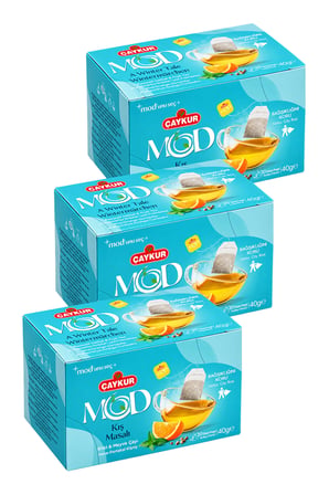 MOD Kış Masalı Bardak Poşet Çay 2x20 40gr. Üçlü Paket