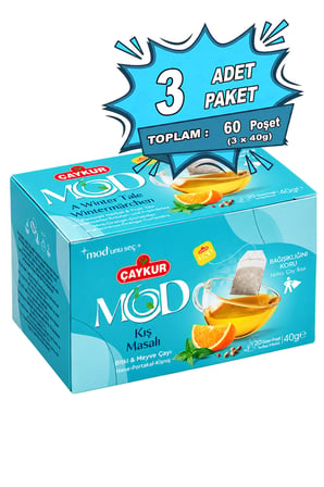 MOD Kış Masalı Bardak Poşet Çay 2x20 40gr. Üçlü Paket