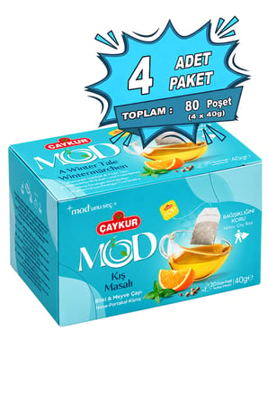 MOD Kış Masalı Bardak Poşet Çay 2x20 40gr. Dörtlü Paket