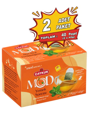 MOD Yemek Sonrası Bardak Poşet Çay 2x20 40gr. İkili Paket