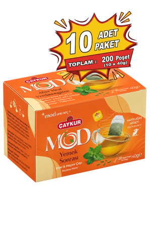 MOD Yemek Sonrası Bardak Poşet Çay 2x20 40gr. Onlu Paket