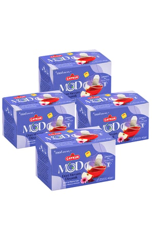 MOD Dört Mevsim Dinamik Bardak Poşet Çay 2x20 40gr. Dörtlü Paket