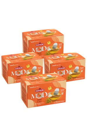 MOD Anne Çayı Bardak Poşet Çay 2x20 40gr. Dörtlü Paket
