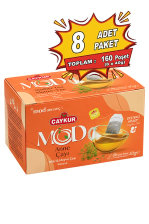MOD Anne Çayı Bardak Poşet Çay 2x20 40gr. Sekizli Paket