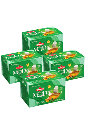 MOD Yeşil De-toks Bardak Poşet Çay 2x20 40gr. Dörtlü Paket